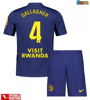 Atletico Madrid Conor Gallagher #4 Bortatröja Barn 2025-26 Kortärmad (+ Korta byxor)